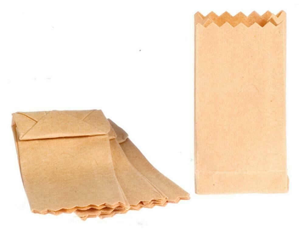 4 PAPER GROCERY BAGS