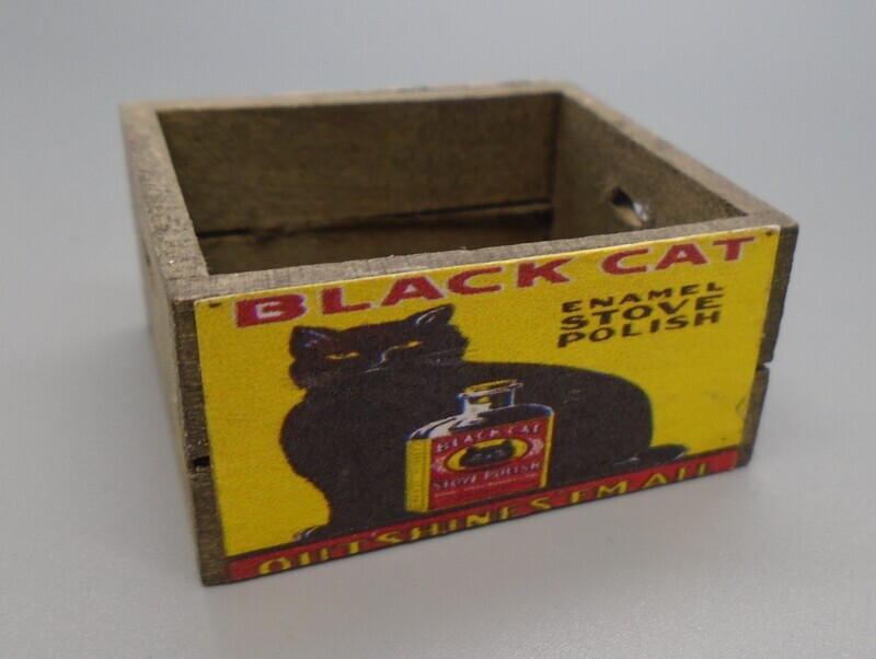 CRATE ADVERTISING STOVE POLISH