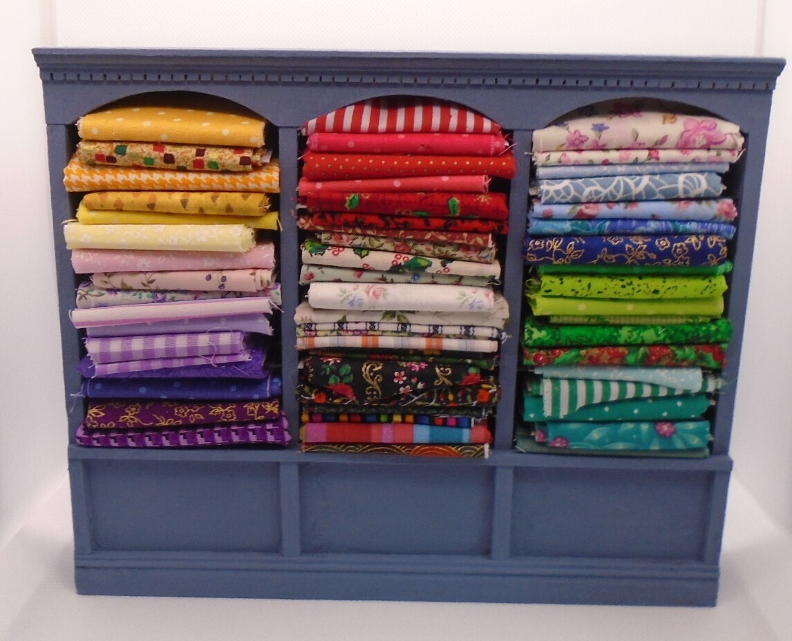 CUSTOM PAINTED AND DRESSED SHOP MATERIAL DISPLAY