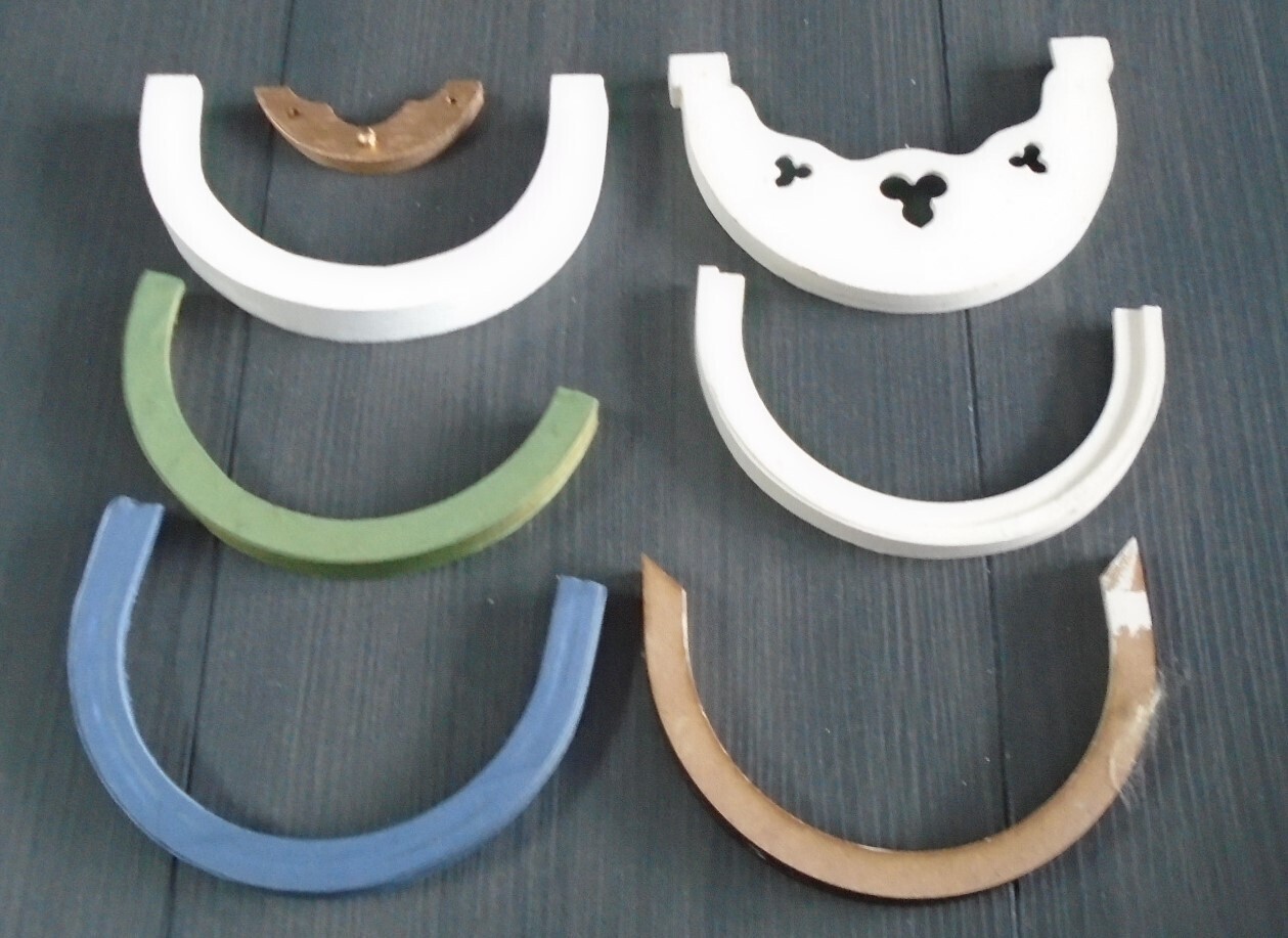 7 PELMENTS AND OR BED CROWNS