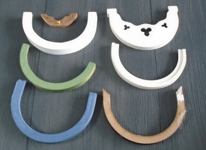 7 PELMENTS AND OR BED CROWNS