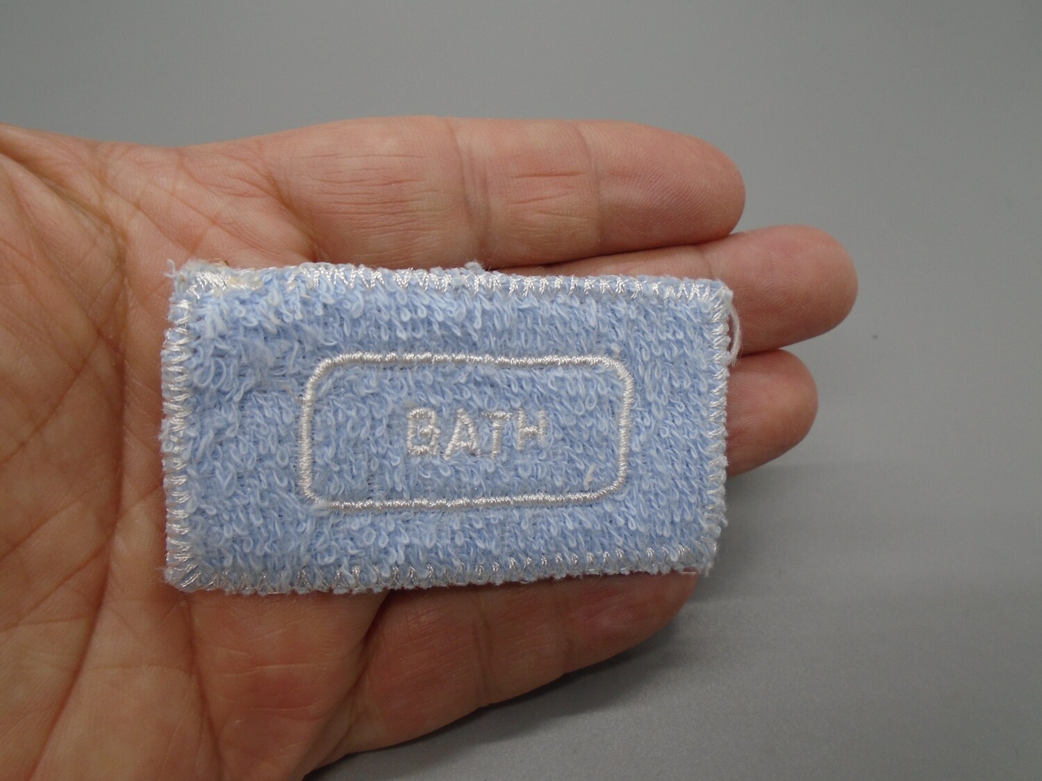 BLUE BATH MAT