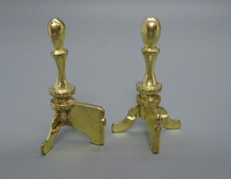 PAIR OF FIRESIDE STANDS