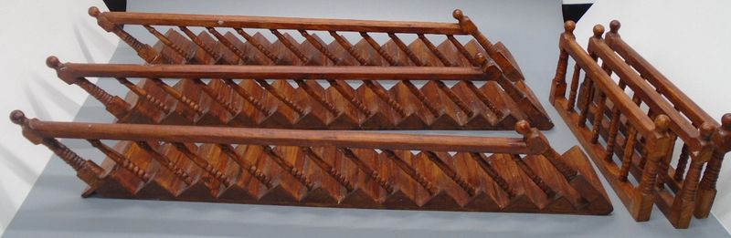 SET OF 3 STAIRS AND RAILINGS