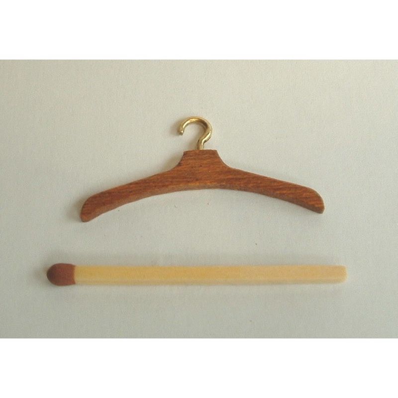 WOODEN COAT HANGER BY MCQUEENIE