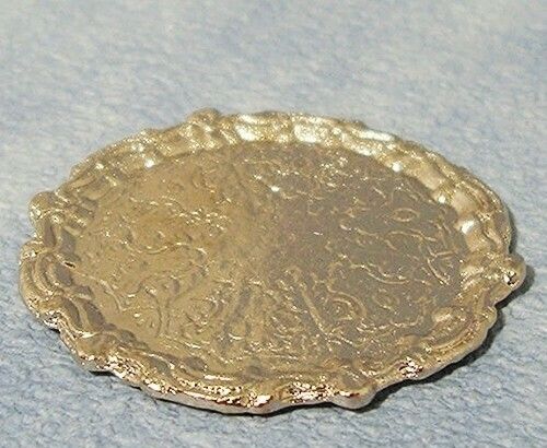 ROUND SILVER TRAY