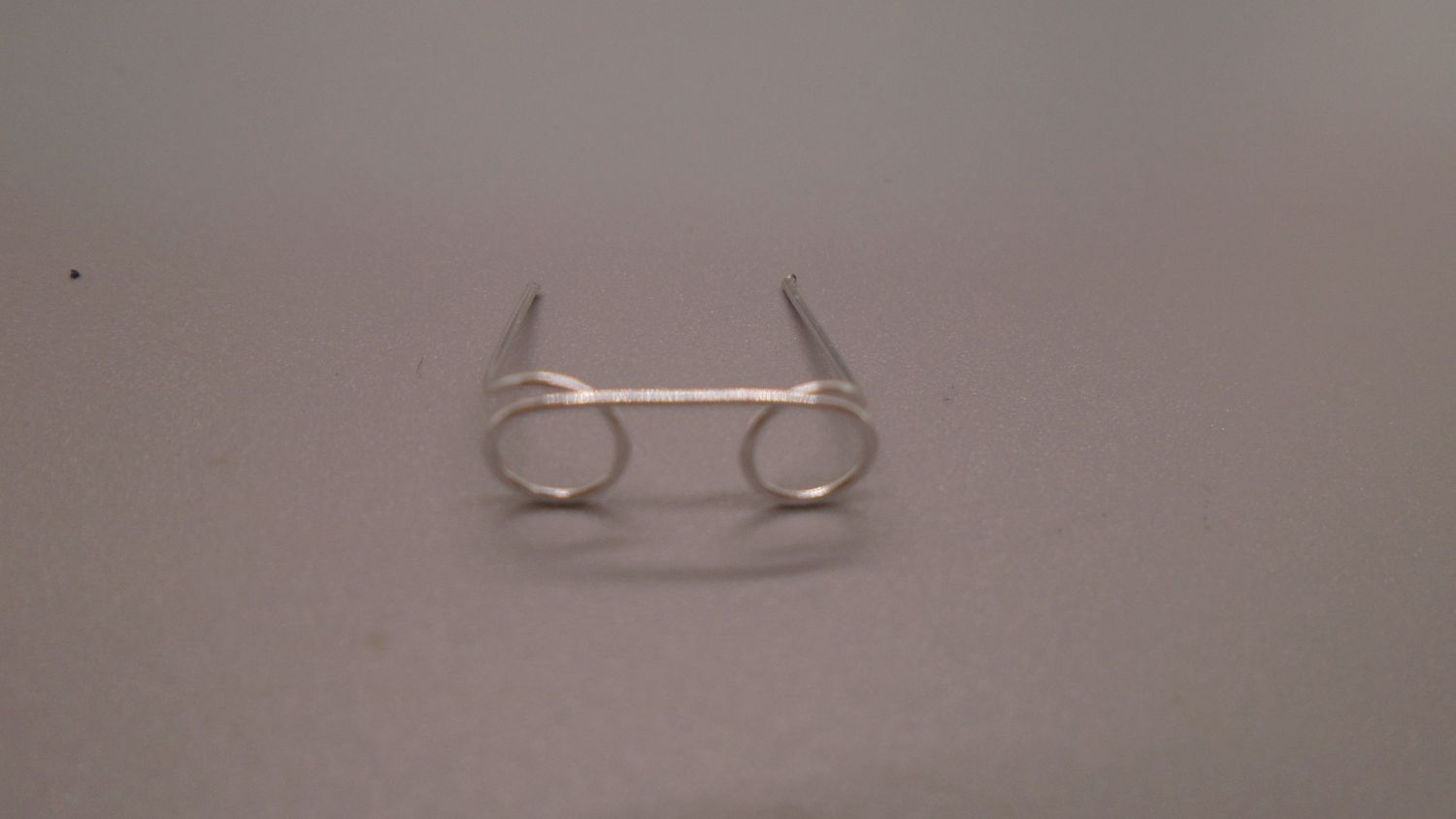 PAIR OF SILVER SPECTAGLES PAIR OF SILVER SPECTAGLES