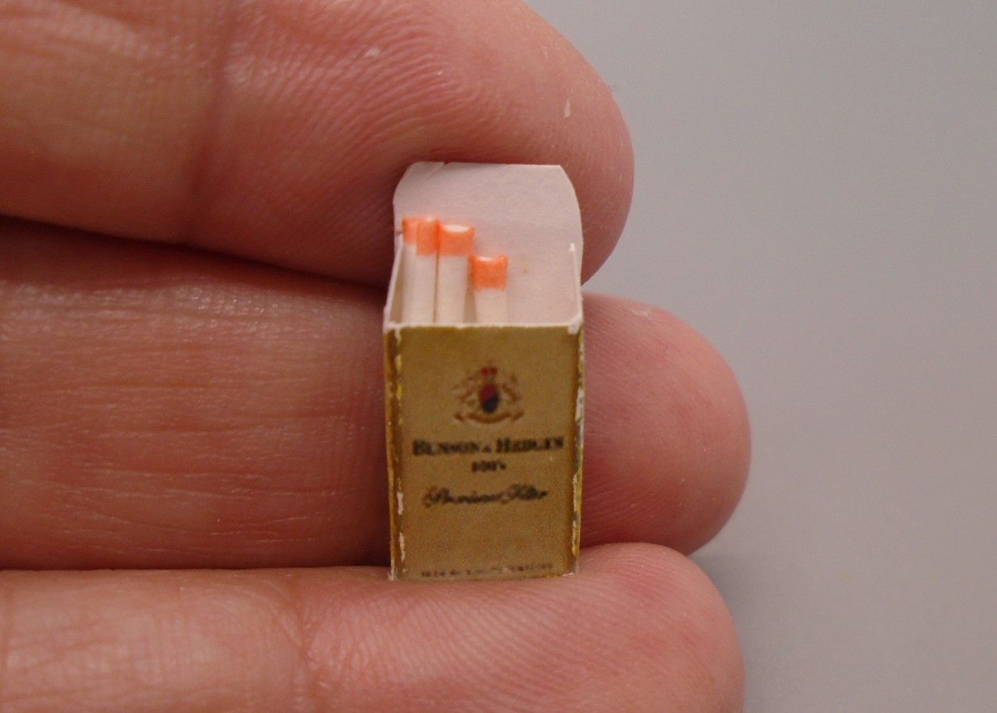 OPEN PACKET OF CIGARETTES
