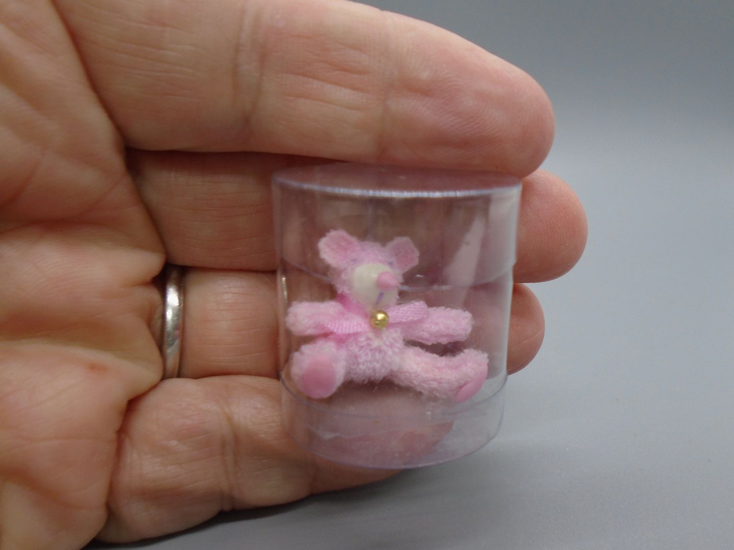 TOY TEDDY BEAR IN PACKAGING