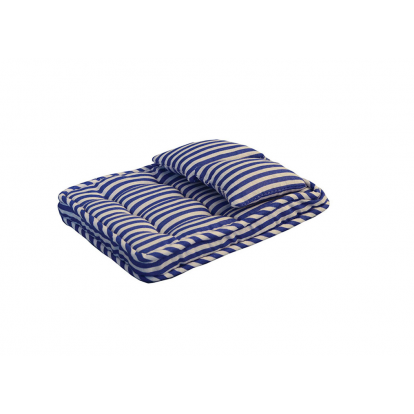 STRIPED MATTRESS AND PILLOWS (DOUBLE)