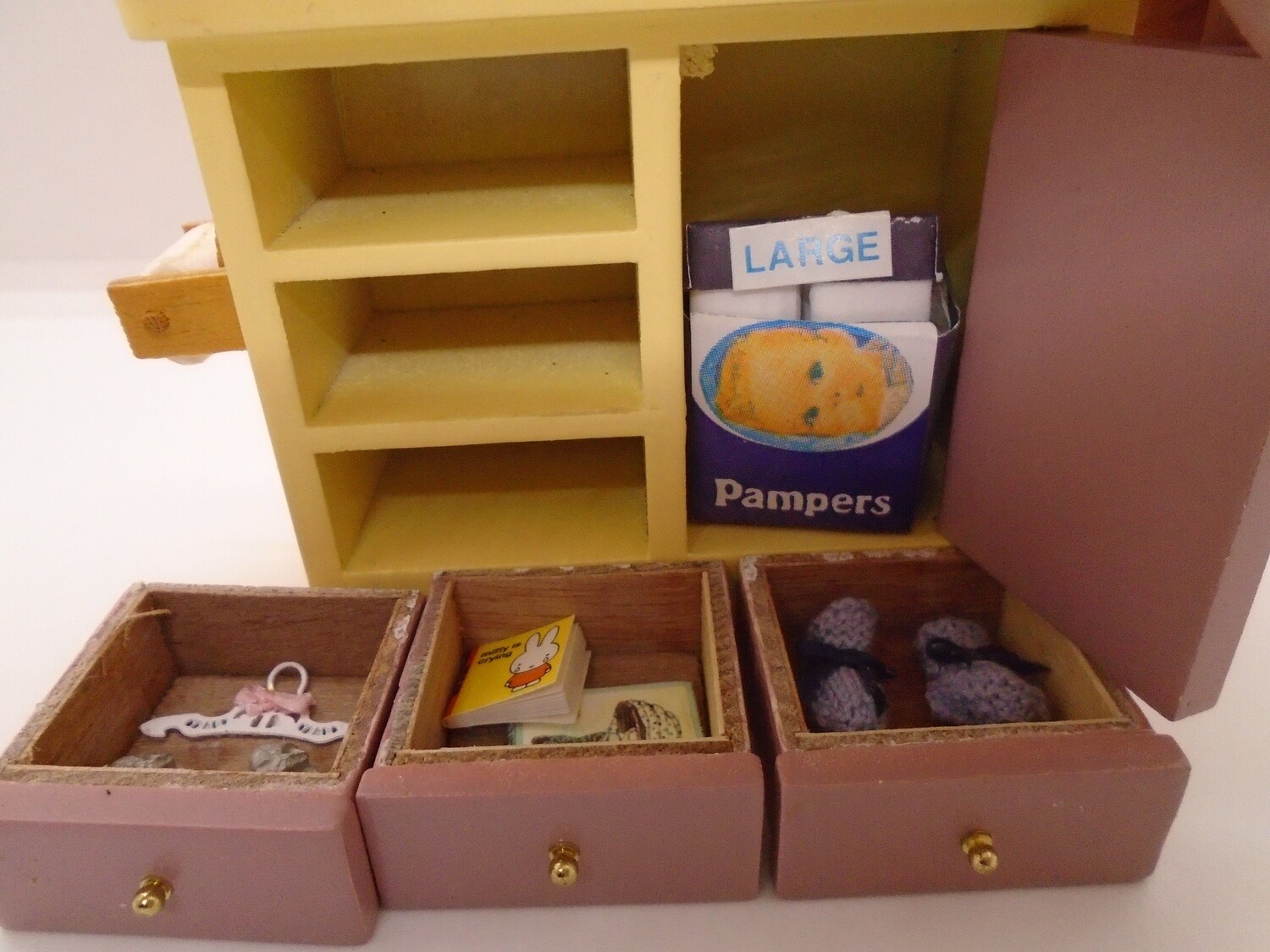 DRESSED BABY CHANGING UNIT FULL OF ESSENTIALS