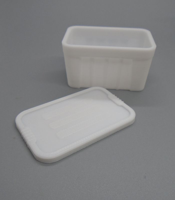 WHITE STORAGE BOX WITH LID