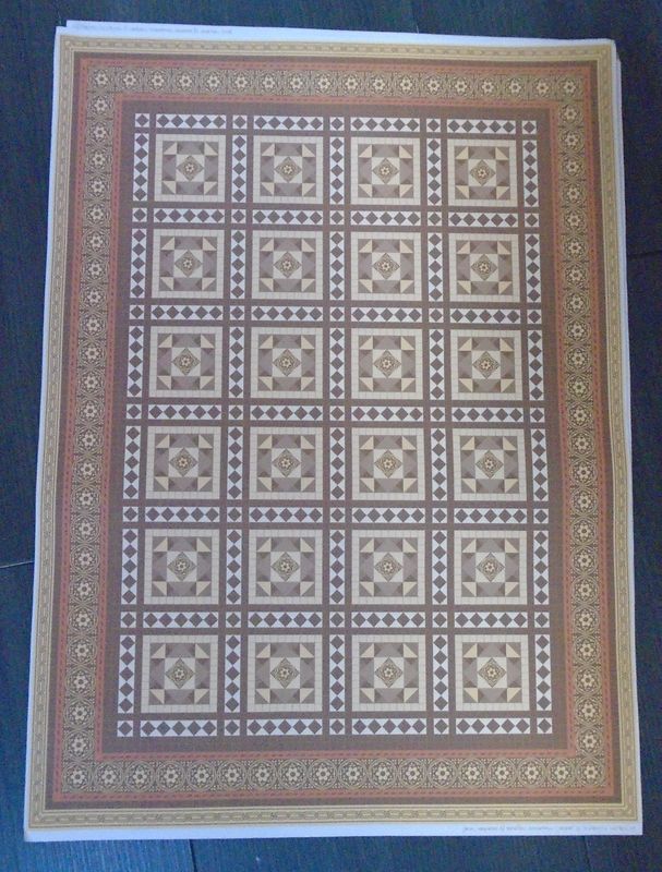 VICTORIAN TILE FLOORING PAPER
