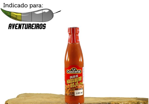 Salsa Habanero Rojo (Molho Pimenta Habanera Vermelha)