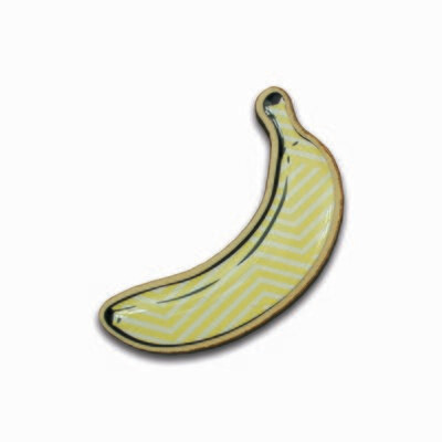Woodpin Brosche Banane