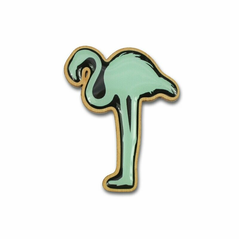 Woodpin Flamingo mint