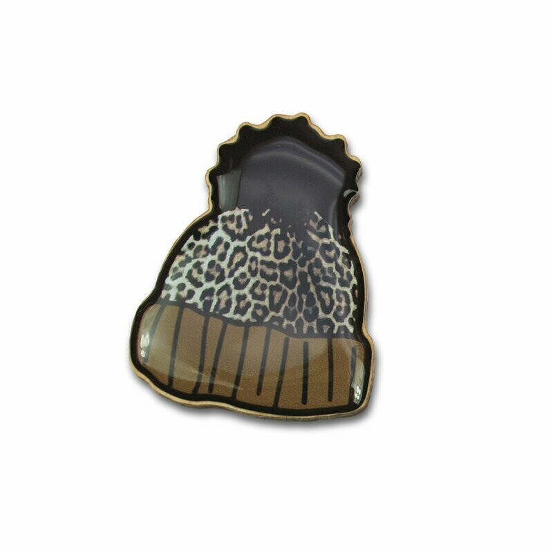 Woodpin Wollmütze Leoprint Woodpin Wollmütze Leoprint