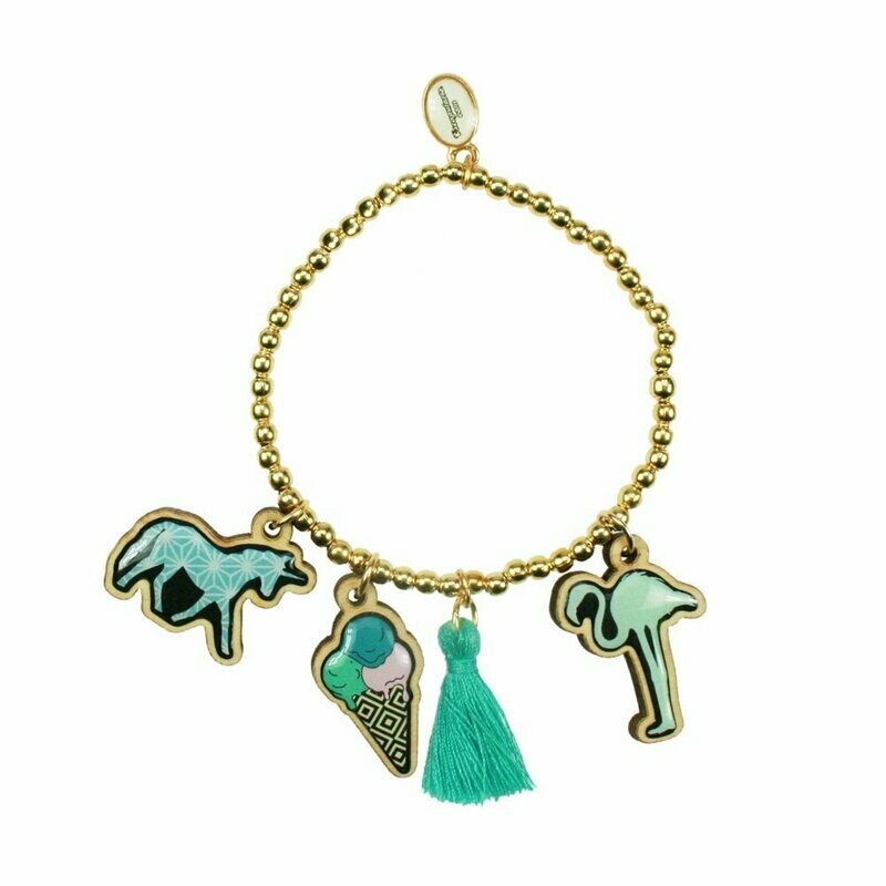 Woodpin Mixarmband Einhorn Woodpin Mixarmband Einhorn
