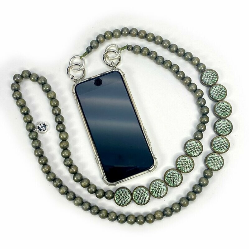 Handykette Olive Snakeprint Handykette Olive Snakeprint