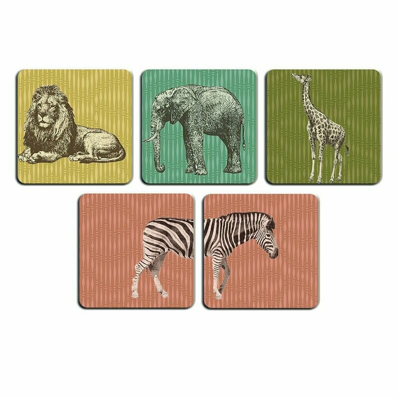 Untersetzer 5er Set SAFARI Untersetzer 5er Set SAFARI