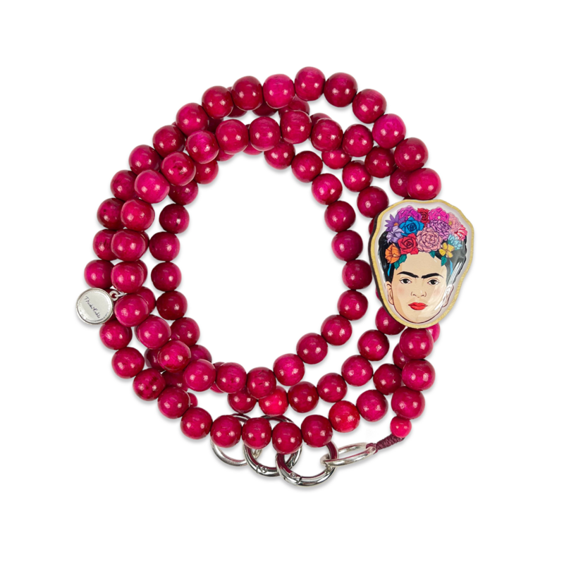 Frida Kahlo Handykette Pink Frida Kahlo Handykette Pink