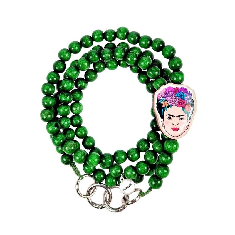 Frida Kahlo Handykette Grün Frida Kahlo Handykette Grün
