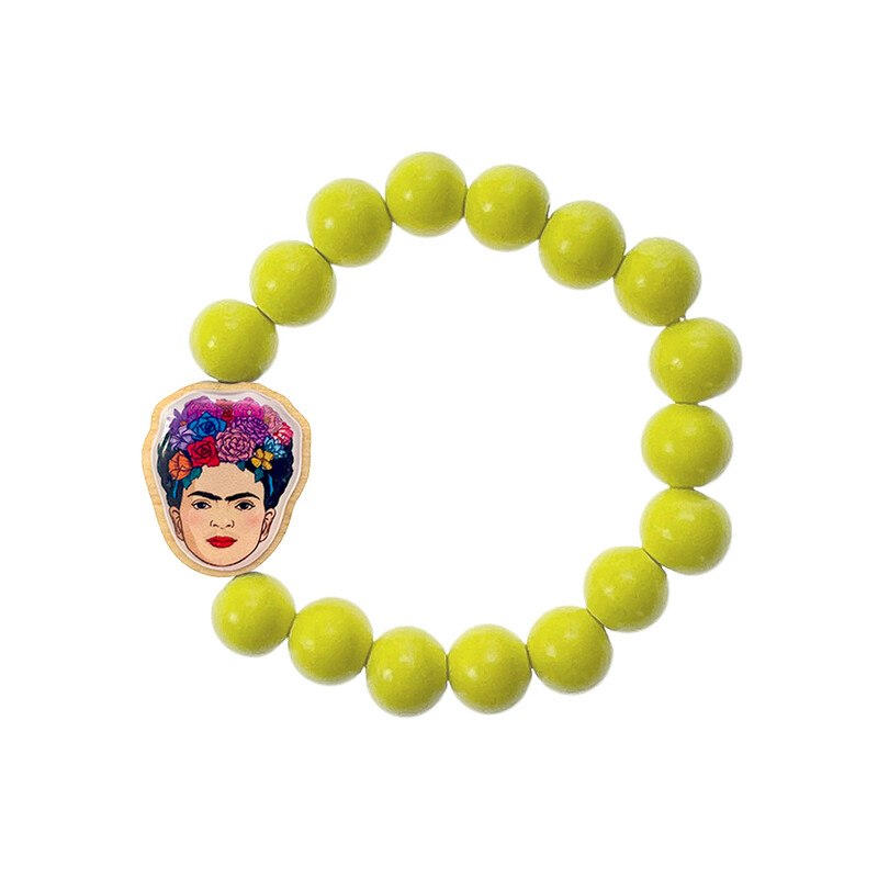 Holzarmband Frida Kahlo Lemon Holzarmband Frida Kahlo Lemon