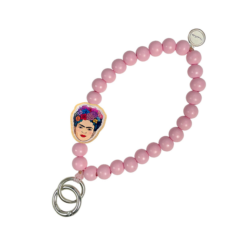 Schlüsselkette Frida Kahlo Rosa Schlüsselkette Frida Kahlo Rosa
