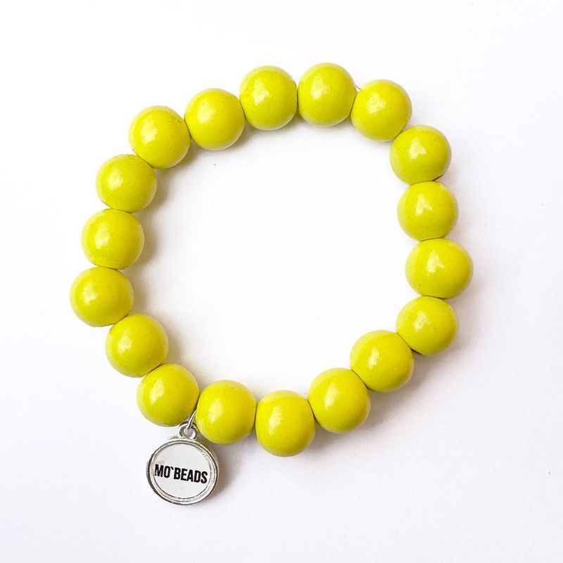 MO`BEADS Armband Gelb