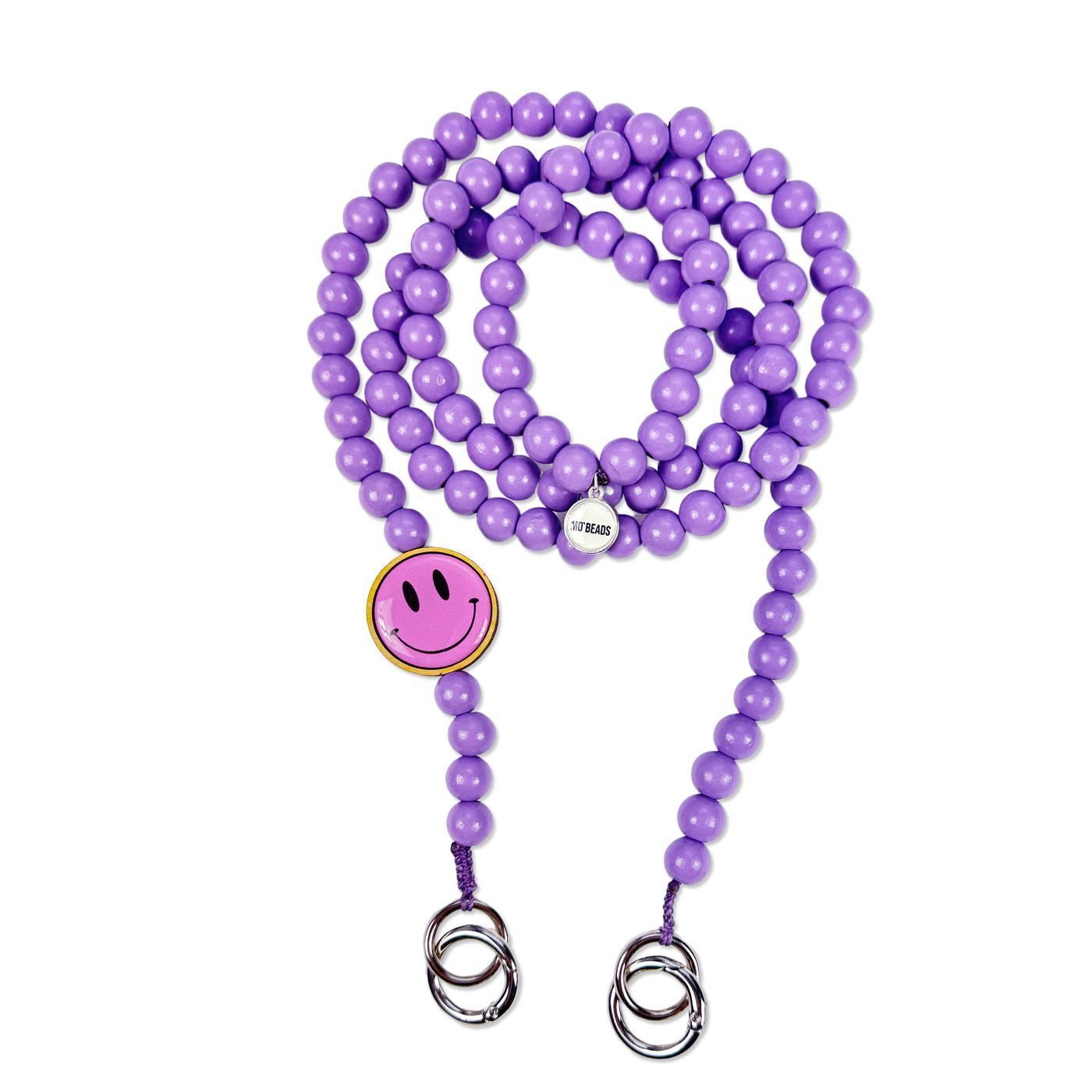 Handykette in Flieder mit Smile-Holzpin