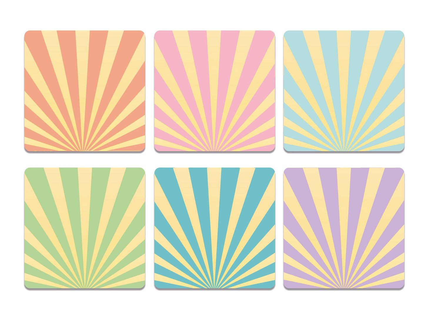 Untersetzer 6er Set Stripes