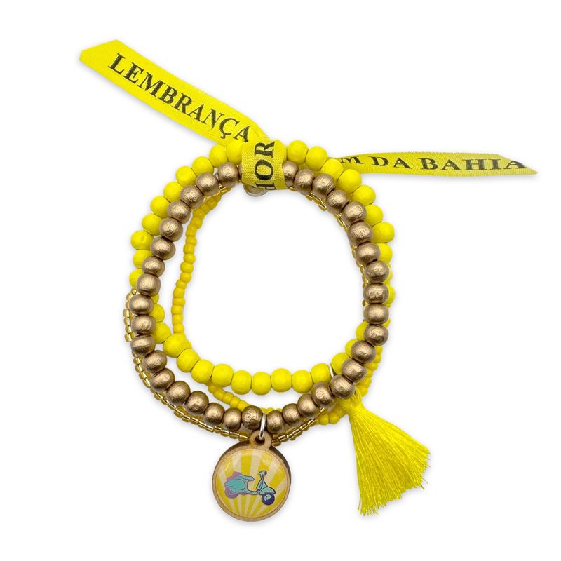 Armbandset Gelb-Gold