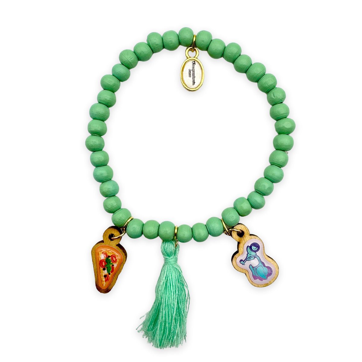 Holzarmband „Mint Vibes“ – Sommer, Spaß und gute Laune am Handgelenk! ??