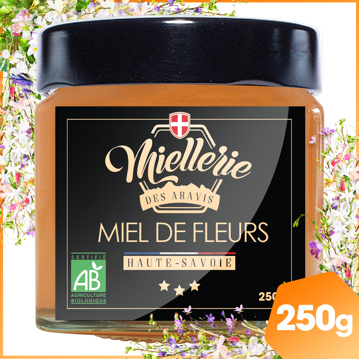 Miel BIO de Fleurs 250g
