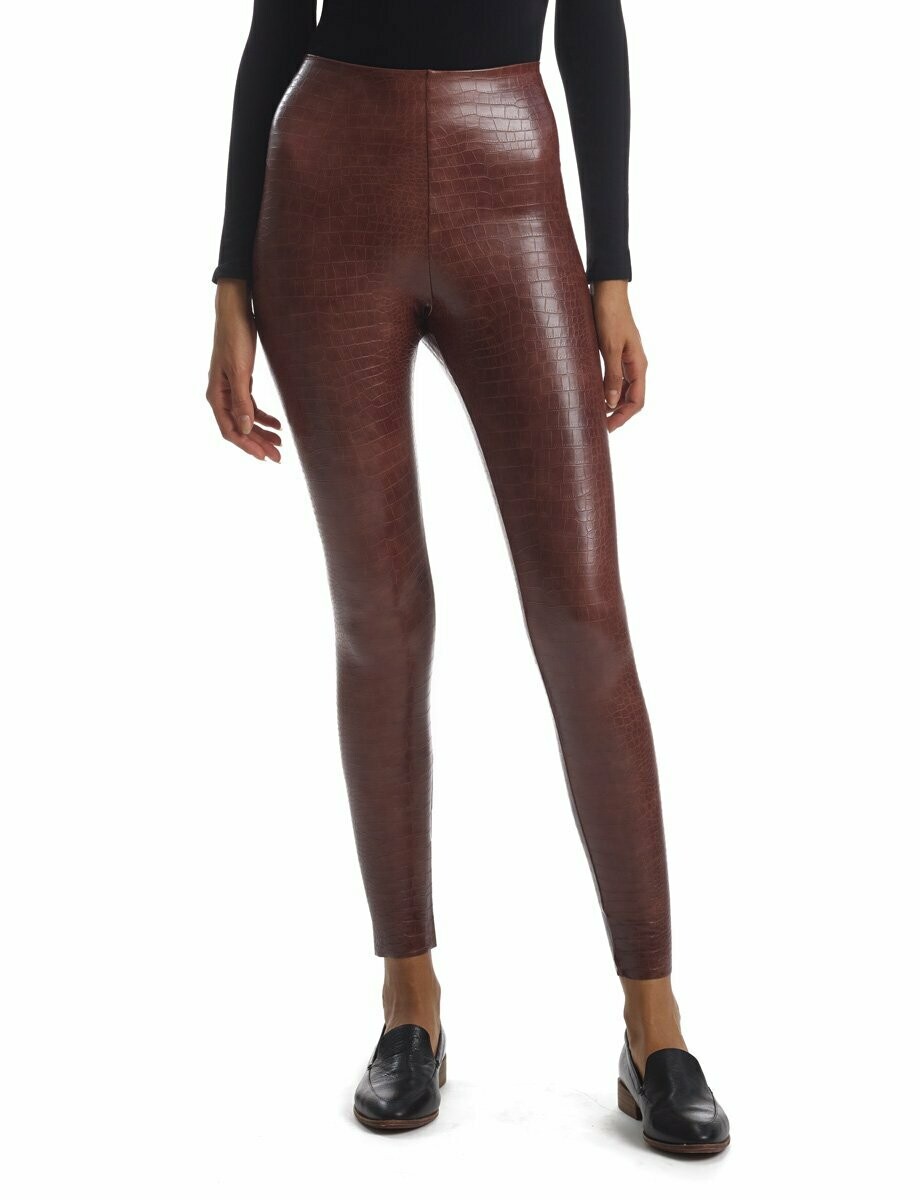 COMMANDO PERFECT BROWN CROC LEGGING