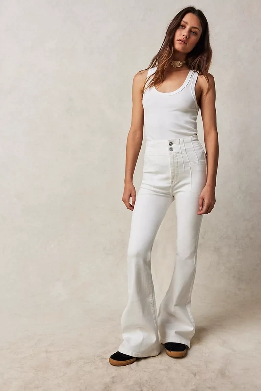 JAYDE FLARE / PURE WHITE