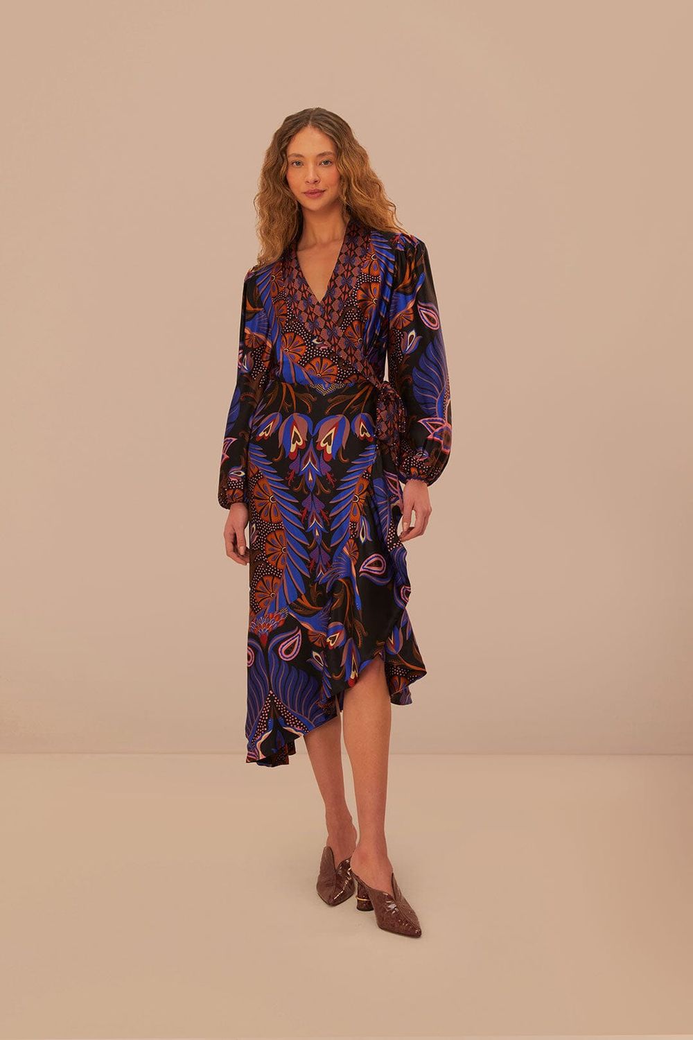 HEART FOREST WRAP MIDI