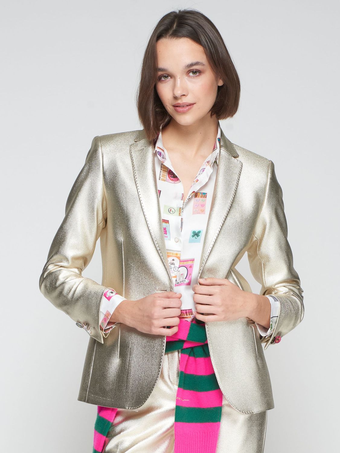GOLD BLAZER