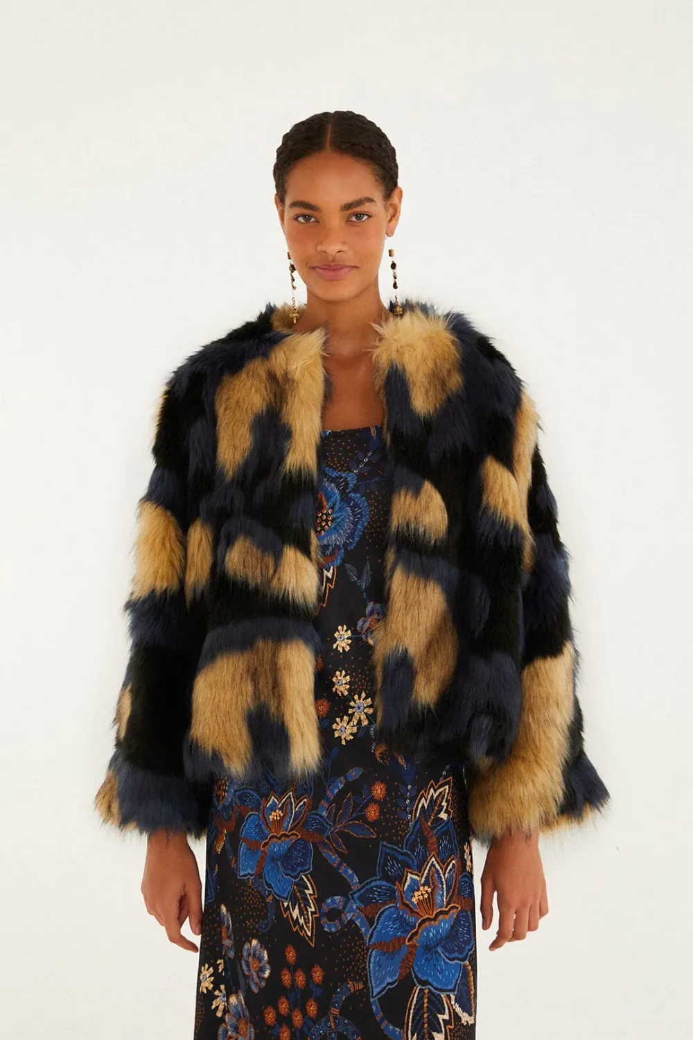 FUR COAT MULTICOLOR