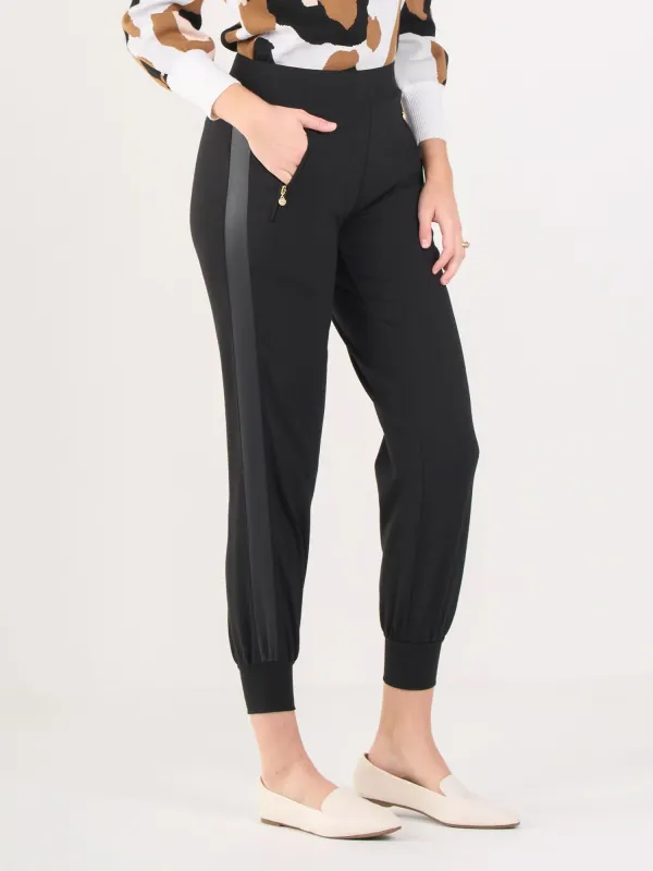 Downtown Jogger - Black Ponte