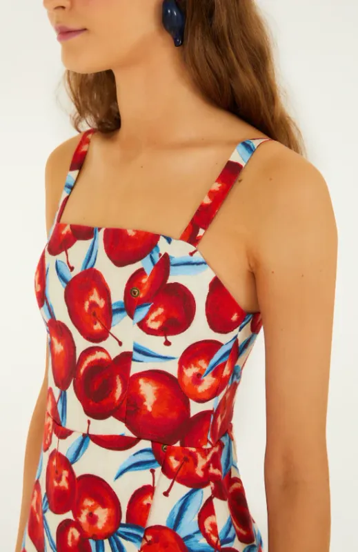 CHERRY BLOSSOM SLEEVELESS MINI DRESS