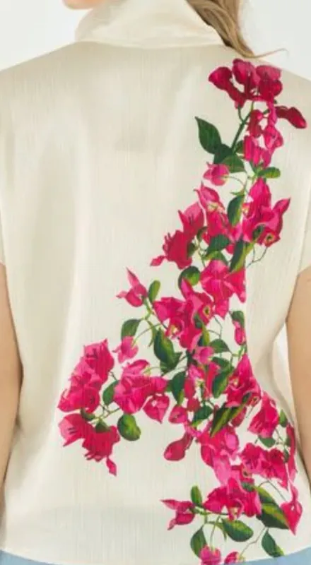 Riviera Top - Bougainvillea