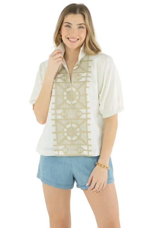 Poppy Top - Trellis
