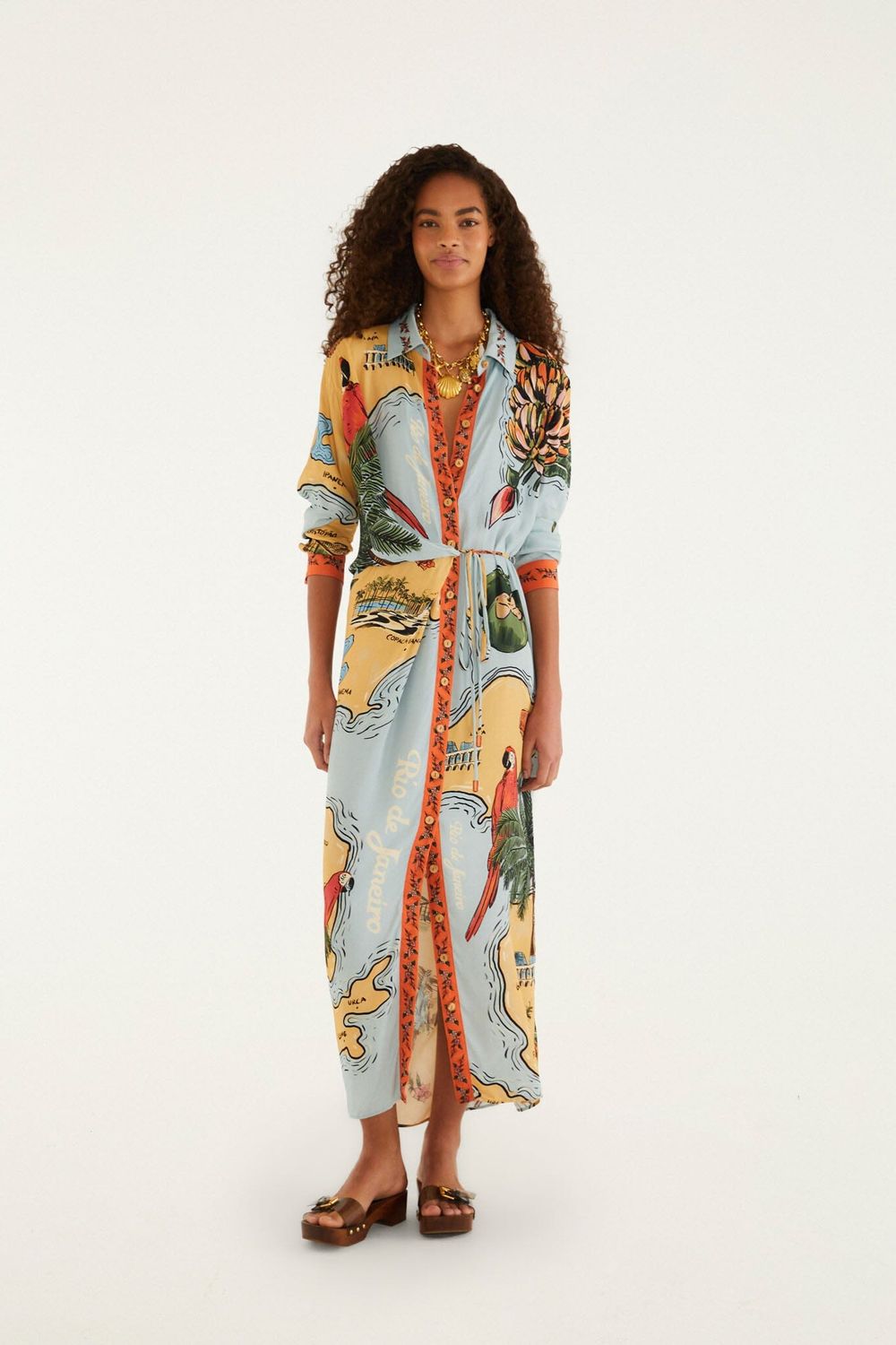 BEACHES PATH MULTICOLOR MAXI DRESS