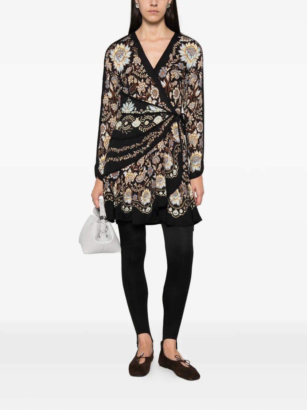 DANIELA BLACK MINI LONG SLEEVE DRESS