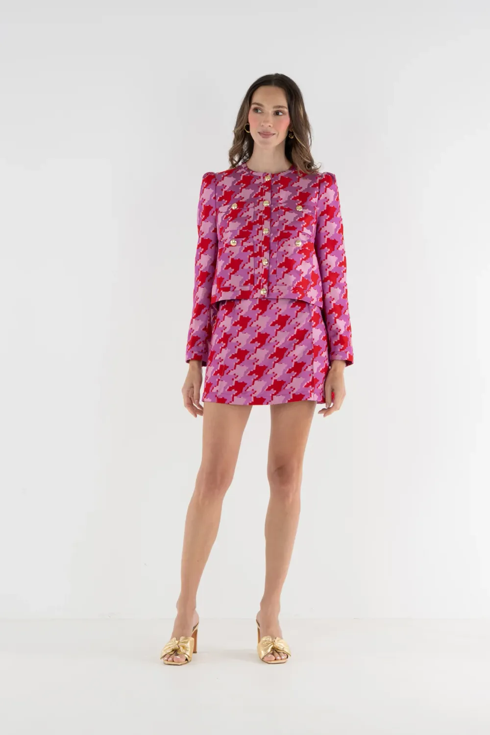 Lady Jacket - Houndstooth