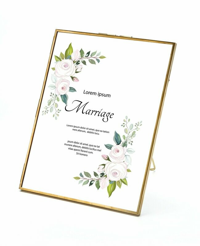 Brass 5 x 7 Frame