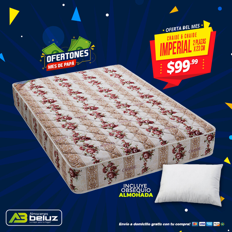 Chaide Imperial Tradicional 23 Cm GRATIS ALMOHADA