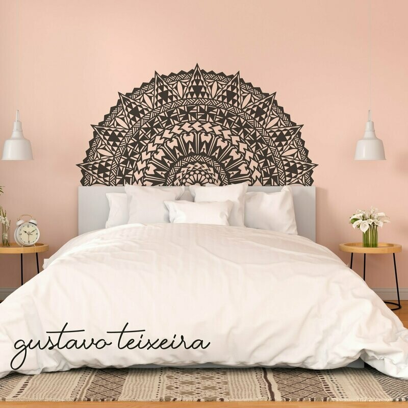 Mandala maori ponta de lança (cama casal)