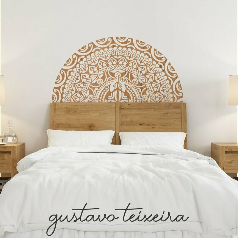 Mandala maori marinha (cama casal)